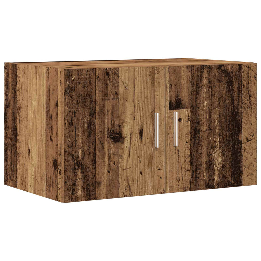Armario de almacenamiento 3 pcs Madera vieja