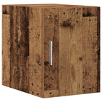 Armario de almacenamiento 2 pcs Madera vieja 30 x 42,5 x 225 cm