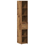 Armario de almacenamiento 2 pcs Madera vieja 30 x 42,5 x 225 cm
