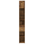 Armario de almacenamiento 2 pcs Madera vieja 30 x 42,5 x 225 cm