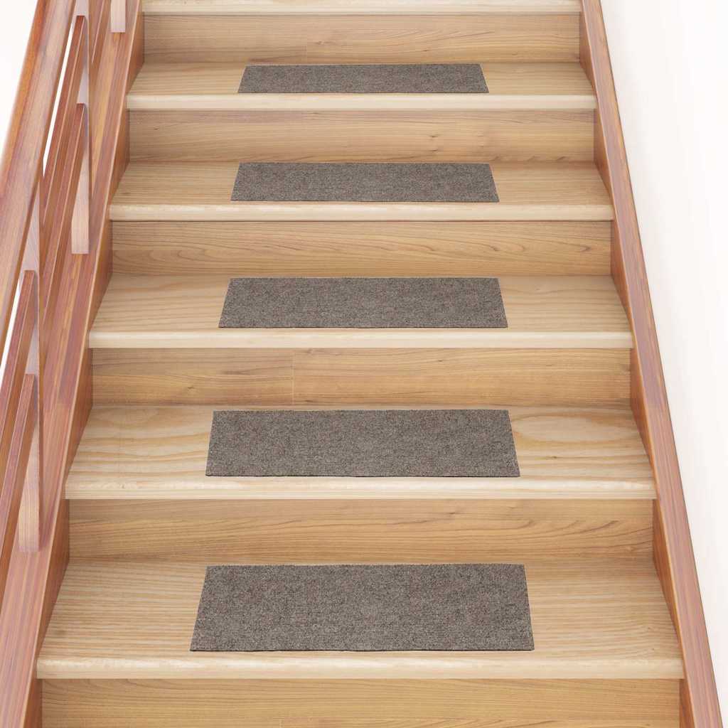 Alfombrillas para escaleras 10 unidades 56x17x3 cm Azul Semicircular