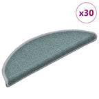 Alfombrilla autoadhesiva de escalera 10 uds antracita 56x17x3cm