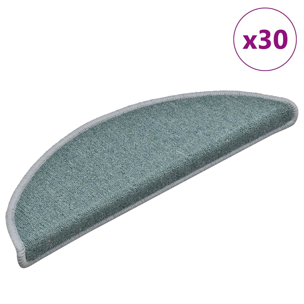 Alfombrilla autoadhesiva de escalera 10 uds antracita 56x17x3cm