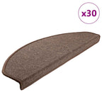 Alfombrilla autoadhesiva de escalera 10 uds antracita 56x17x3cm
