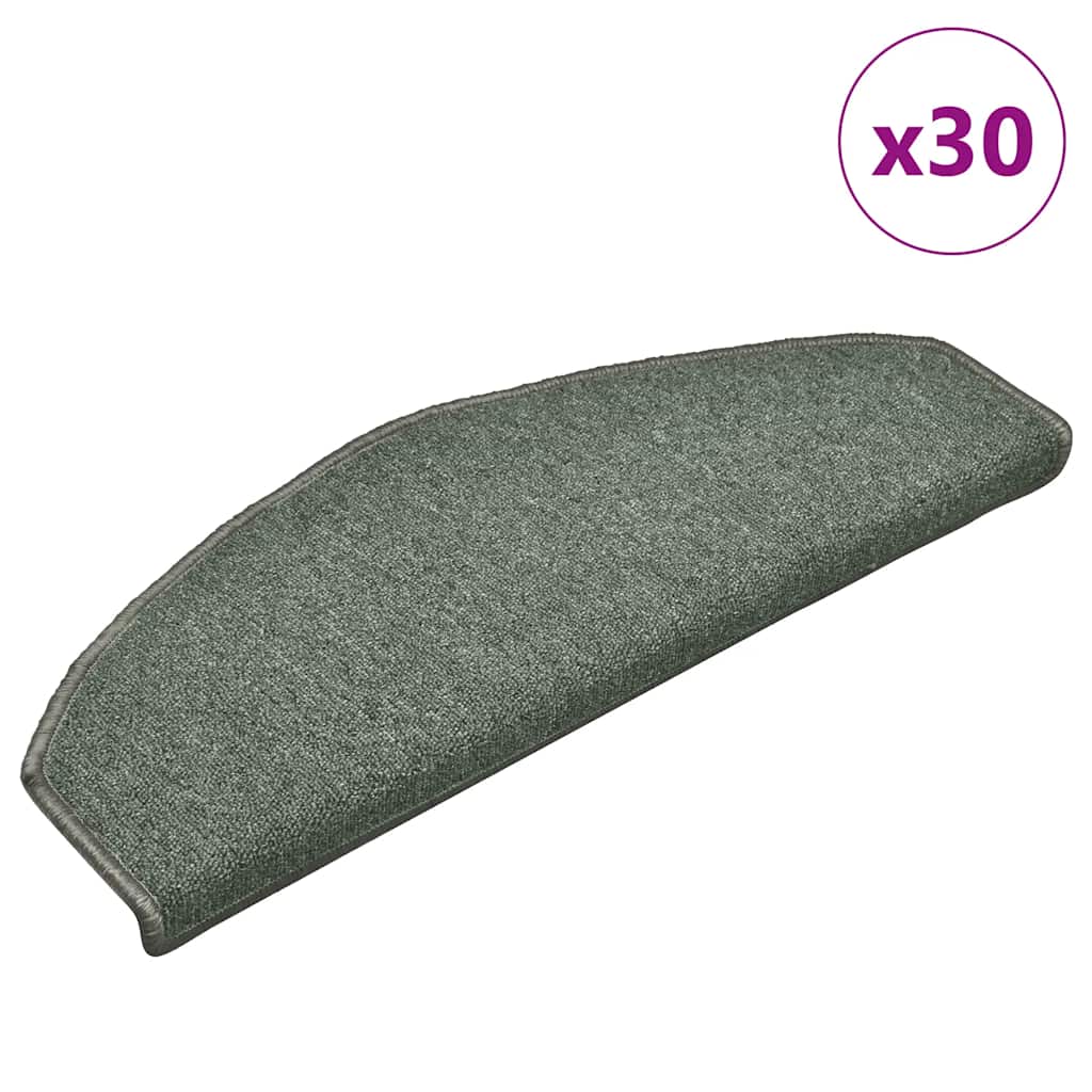 Alfombrilla autoadhesiva de escalera 10 uds antracita 56x17x3cm
