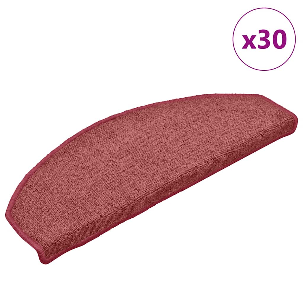 Alfombrilla autoadhesiva de escalera 10 uds antracita 56x17x3cm