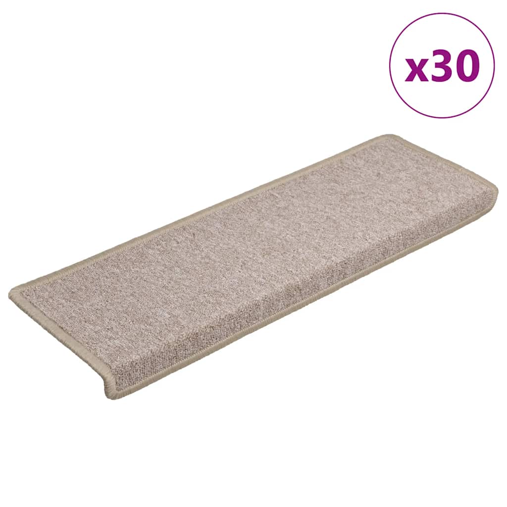 Alfombra autoadhesiva escalera sisal 15 uds antracita 56x17x3cm