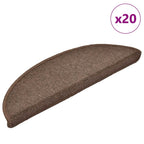 Alfombrilla autoadhesiva de escalera 10 uds antracita 56x17x3cm