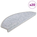 Alfombrilla autoadhesiva de escalera 10 uds antracita 56x17x3cm