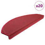 Alfombrilla autoadhesiva de escalera 10 uds antracita 56x17x3cm