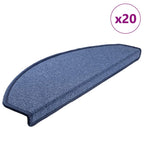 Alfombrilla autoadhesiva de escalera 10 uds antracita 56x17x3cm