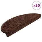 Alfombrilla autoadhesiva de escalera 10 uds antracita 56x17x3cm