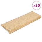 Alfombra autoadhesiva escalera sisal 15 uds antracita 56x17x3cm