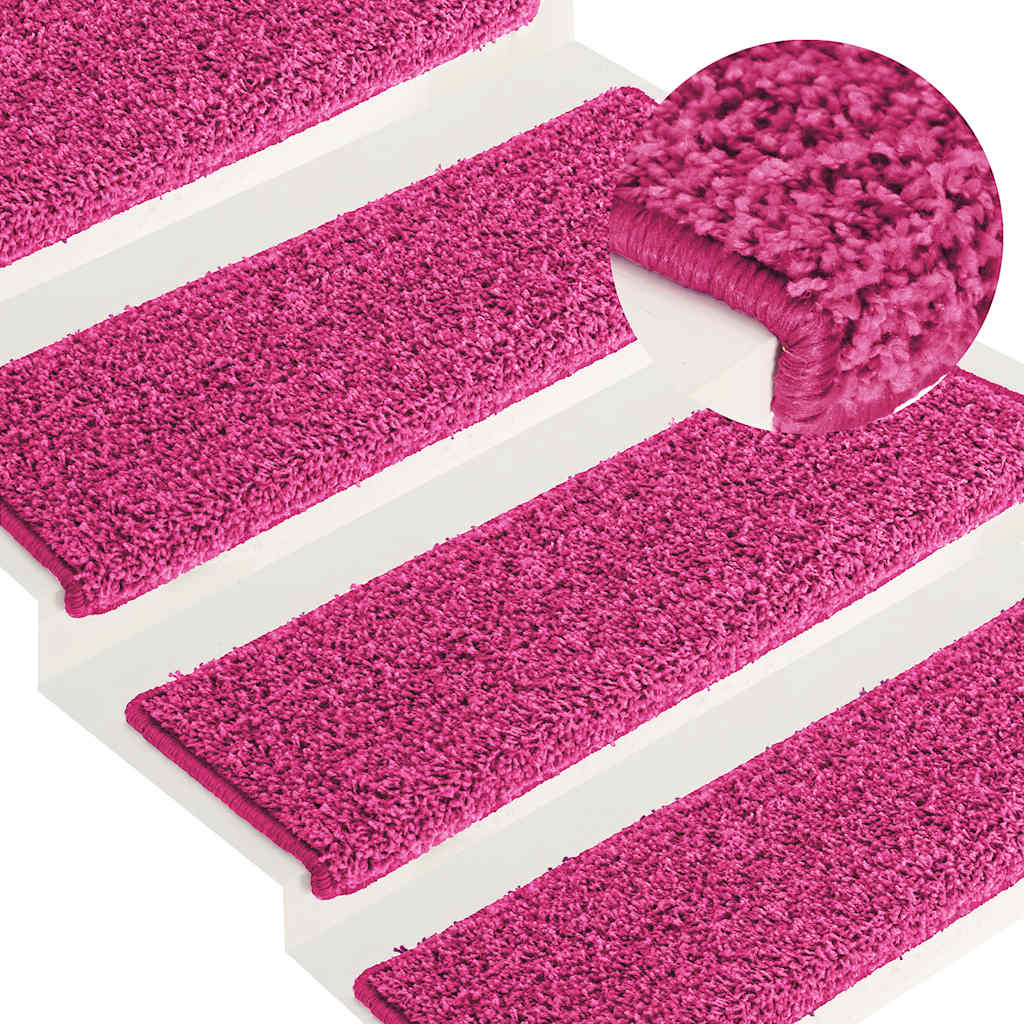 Alfombra autoadhesiva escalera sisal 15 uds antracita 56x17x3cm