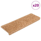Alfombrilla autoadhesiva de escalera 10 uds antracita 56x17x3cm