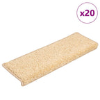 Alfombrilla autoadhesiva de escalera 10 uds antracita 56x17x3cm