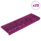 Alfombrilla autoadhesiva de escalera 10 uds antracita 56x17x3cm