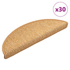 Alfombra autoadhesiva escalera sisal 15 uds antracita 56x17x3cm