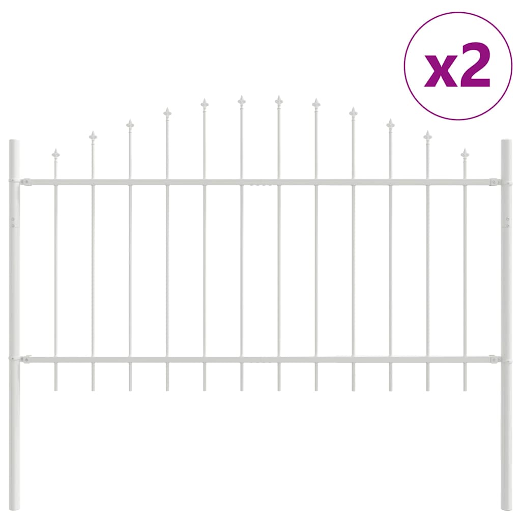 Valla de Jardín 2 pcs 170 x 140 cm