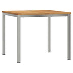 Conjunto de Comedor de Jardín 3 pcs Madera de Acacia Sólida