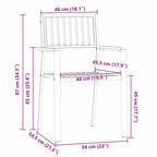 Juego de comedor para exteriores 3 pcs Madera de Acacia Sólida