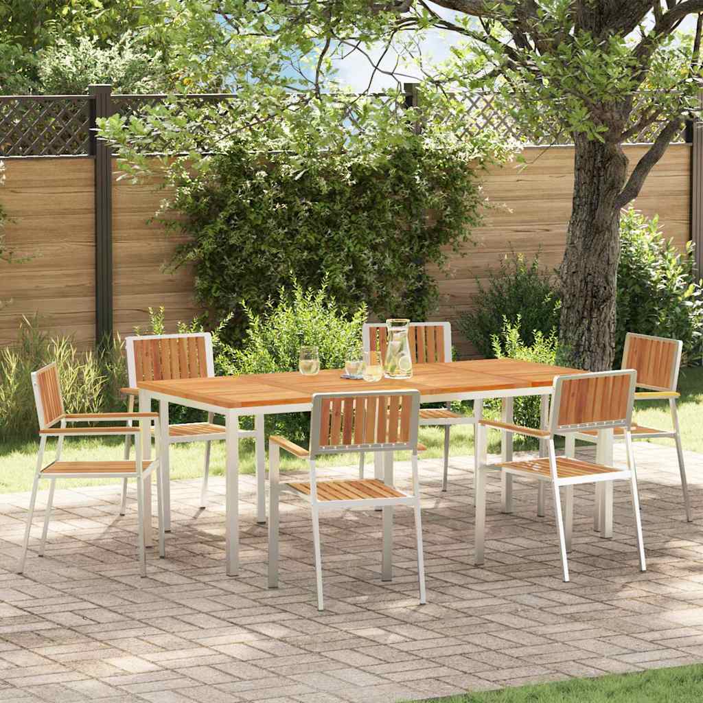 Outdoor Dining Set 3 pcs Solid Acacia Wood