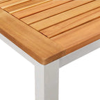 Conjunto de Comedor de Jardín 3 pcs Madera de Acacia Sólida