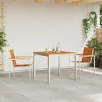 Conjunto de Comedor de Jardín 3 pcs Madera de Acacia Sólida