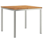 Conjunto de Comedor de Jardín 3 pcs Madera de Acacia Sólida