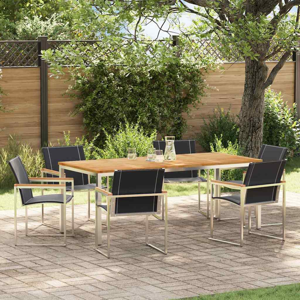 Conjunto de Comedor de Jardín 3 pcs Gris ratán sintético