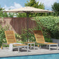 Tumbona 2-persona 3 pcs Marrón Madera de Acacia Sólida