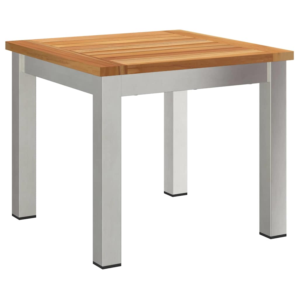Tumbona 3 pcs Marrón Madera de Acacia Sólida