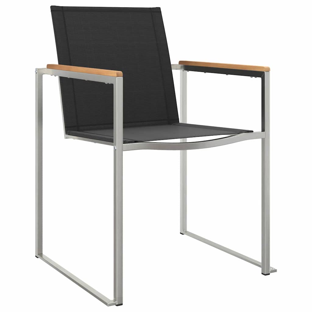 Conjunto de Comedor de Jardín 3 pcs Madera de Acacia Sólida