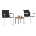 Conjunto de Comedor de Jardín 3 pcs Madera de Acacia Sólida