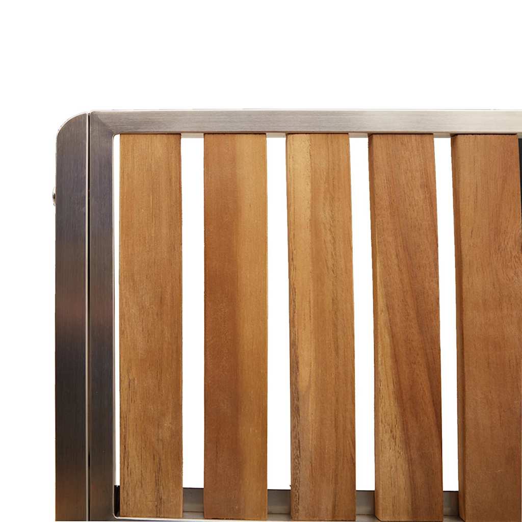 Conjunto de Comedor de Jardín 3 pcs Madera de Acacia Sólida