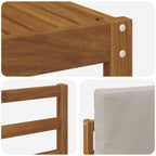 Conjunto de sofás de exterior 6 pcs Gris Natural y Claro