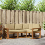 Conjunto de sofás de exterior 7 pcs Blanco y Antracita