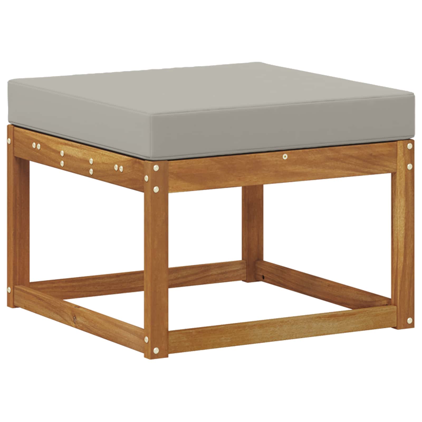 Conjunto de sofás de exterior 7 pcs Gris Natural y Claro