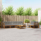 Conjunto de sofás de exterior 3 pcs Blanco 245,5 x 83 x 73 cm