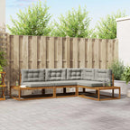 Conjunto de sofás de exterior 3 Pieza Blanco y Antracita