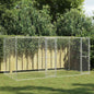 Jaula para perro Plateado 200 x 200 x 200 cm Acero Galvanizado