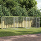 Jaula para perro Plateado 200 x 200 x 200 cm Acero Galvanizado