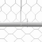 Refugio para perros 2 pcs Plateado 4 x 2 x 2 m