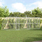 Refugio para perros 2 pcs Plateado 4 x 2 x 2 m