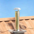Cubierta para Chimenea Plateado 20 x 20 x 18 cm