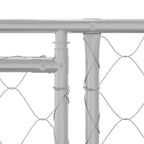 Jaula para perro Plateado 200 x 200 x 200 cm Acero Galvanizado