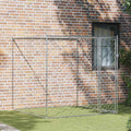 Jaula para perro Plateado 200 x 200 x 200 cm Acero Galvanizado
