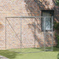 Jaula para perro Plateado 200 x 200 x 200 cm Acero Galvanizado