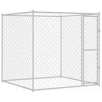 Jaula para perro Plateado 200 x 200 x 200 cm Acero Galvanizado