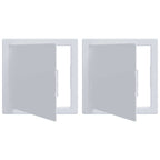 Paneles de Acceso 2 pcs 15 x 15 cm Plástico ABS